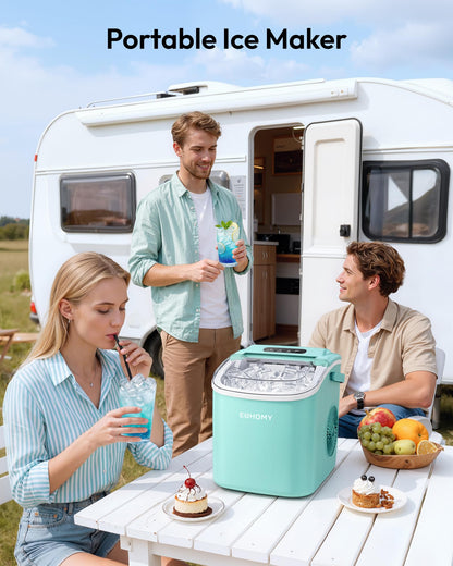 Euhomy Countertop Ice Maker Machine with Handle