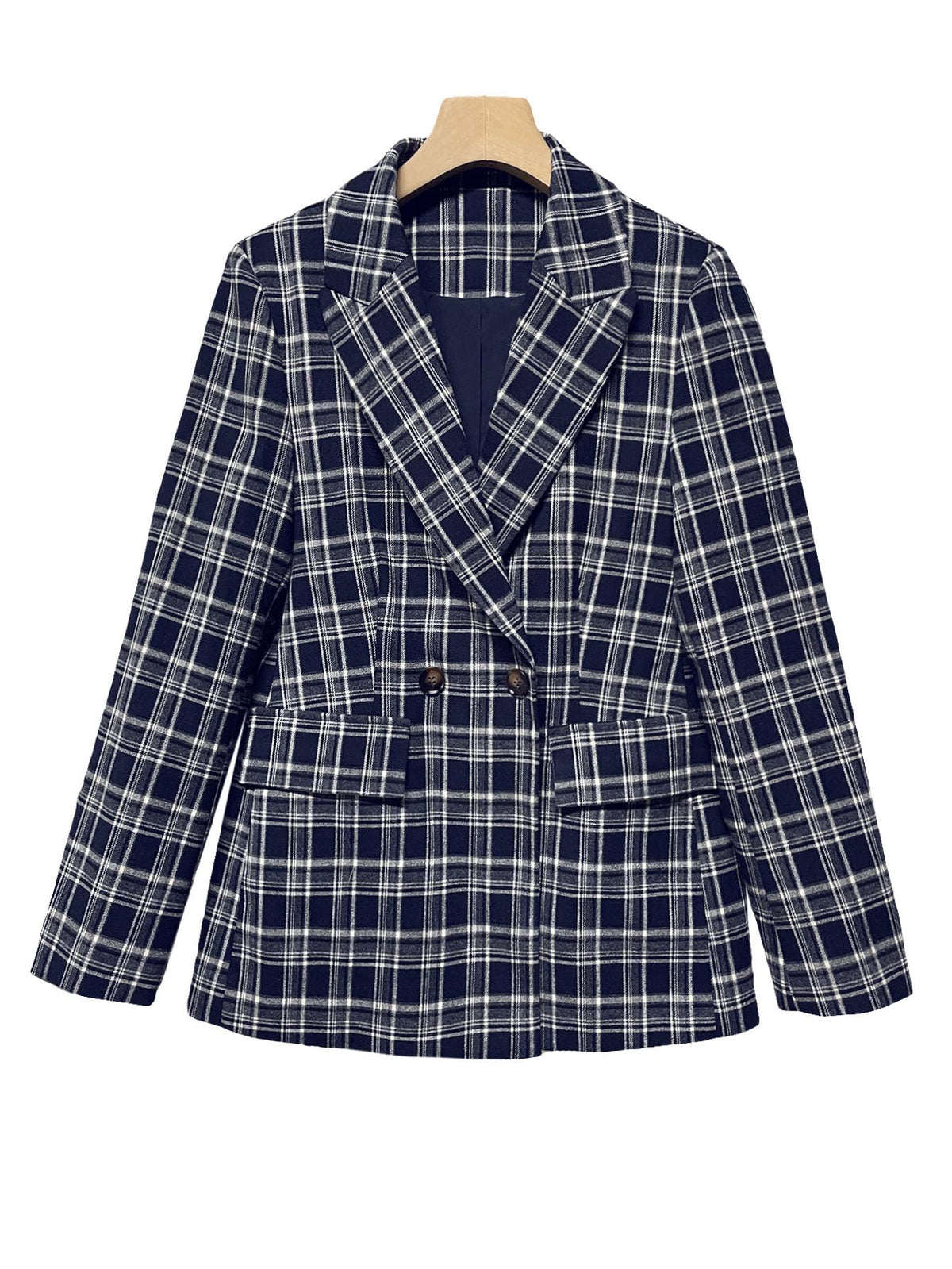 2026 Women's Fall Plaid Blazer Jacket