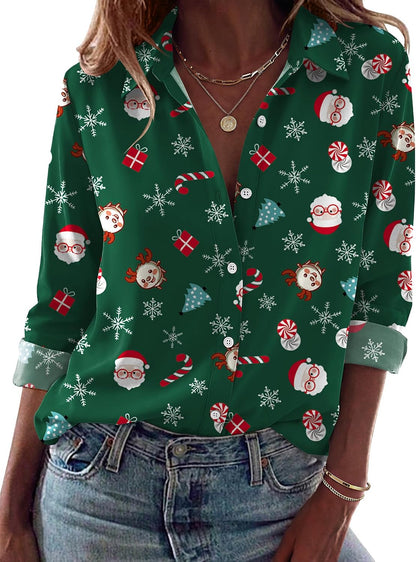 Zeagoo Blouses for Women Dressy Casual Long Sleeve Button Down Shirts Tops