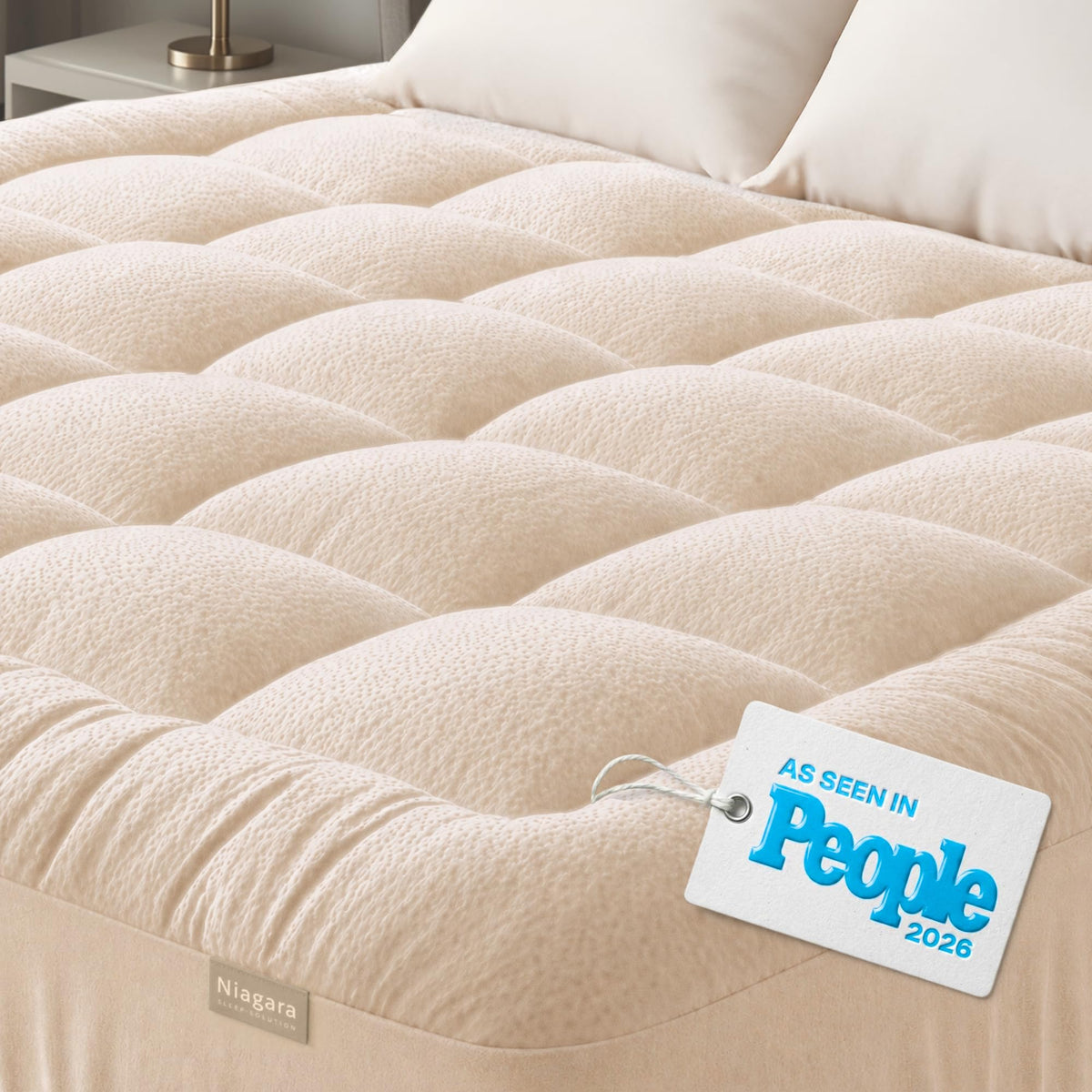 Niagara Sleep Solution Ultra Soft Queen Size Mattress Topper