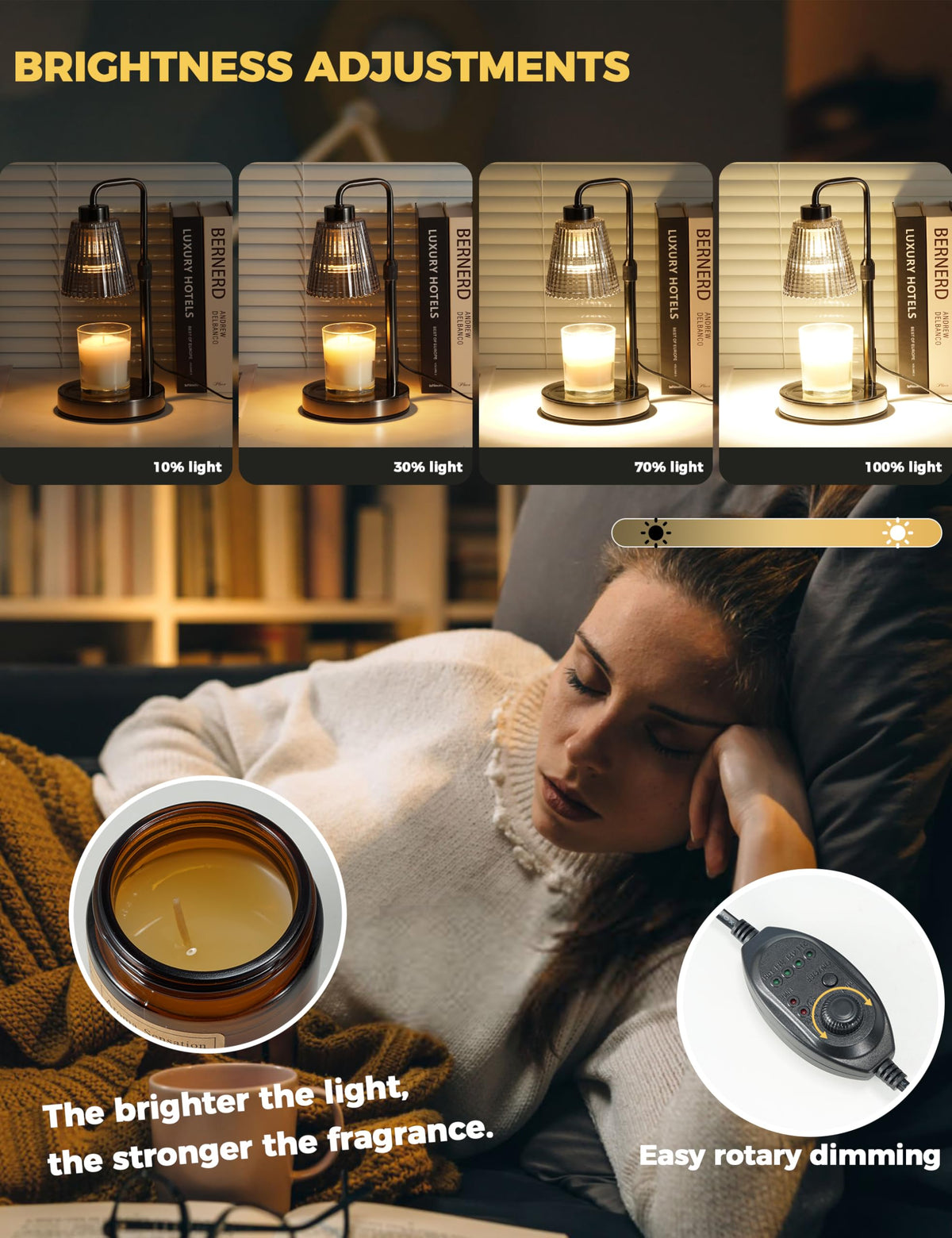 Godonlif Candle Warmer Lamp with Cycle Timer