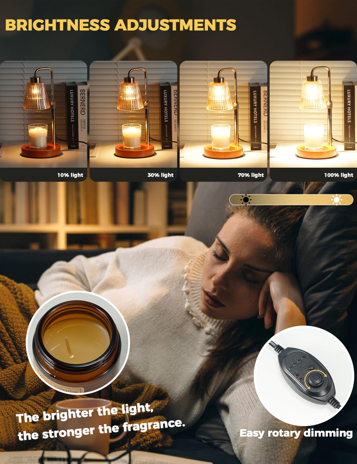Godonlif Candle Warmer Lamp with Cycle Timer