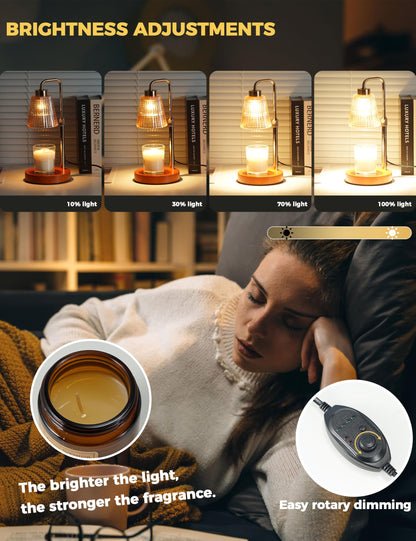 Godonlif Candle Warmer Lamp with Cycle Timer