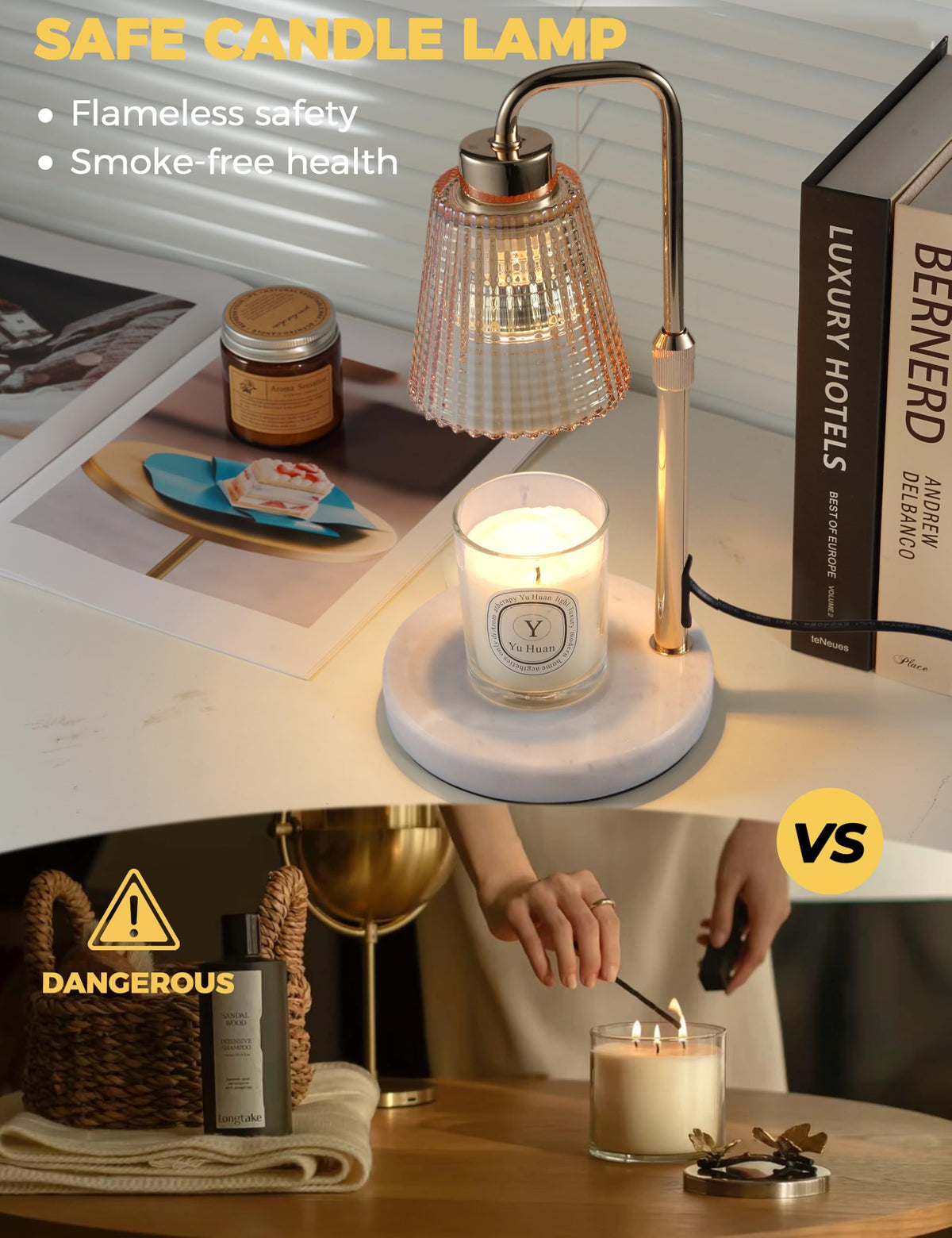 Godonlif Candle Warmer Lamp with Cycle Timer