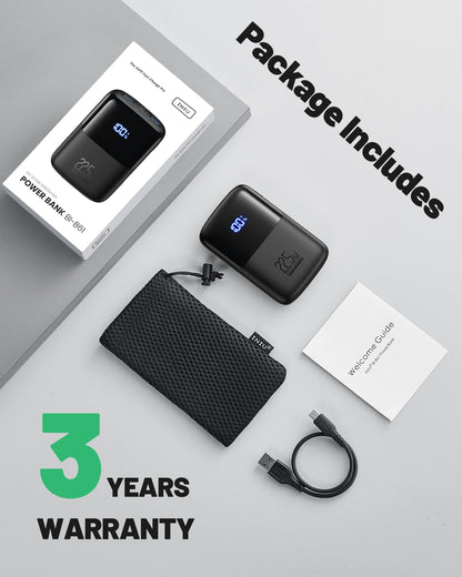 Iniu Portable Charger, Smallest 22.5W 10000mAh Power Bank
