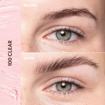 CoverGirl Clean Fresh Brow, 400 Soft Brown, Eyebrow Gel Wax, Long-Lasting, Vegan Formula, Natural Looking, Easy to Apply, Doesn't Smudge, 0.18oz