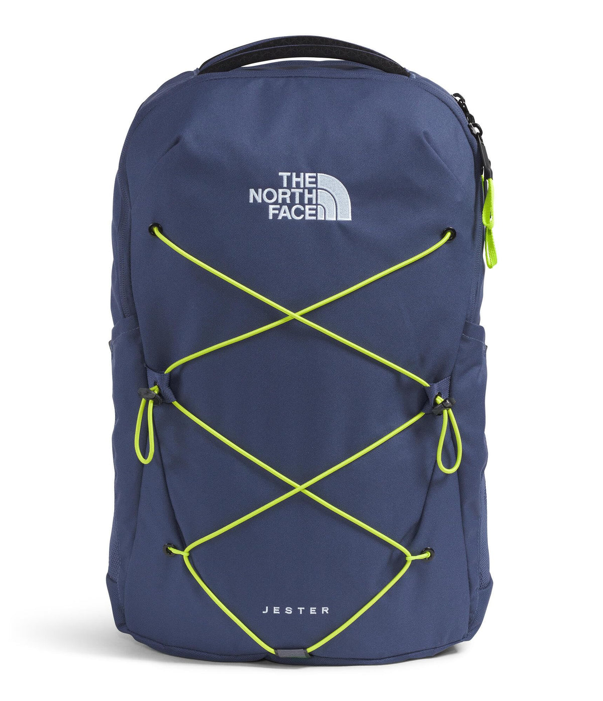 The North Face Jester Everyday Laptop Backpack - Commuter Daypack, Water Repellent, Laptop Sleeve, Lunar Blue/Fizz Lime, One Size