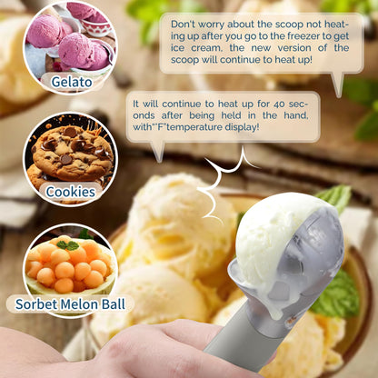 Heated Ice Cream Scoop Rechargeable