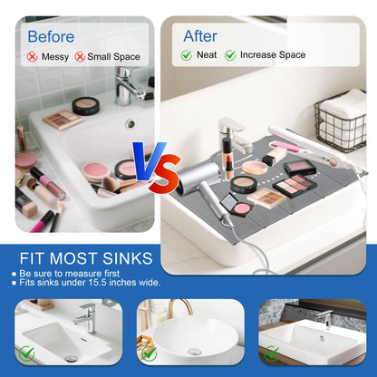 Mofason Bathroom Sink Top Cover Space Saver