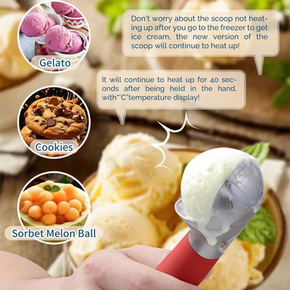 Heated Ice Cream Scoop Rechargeable