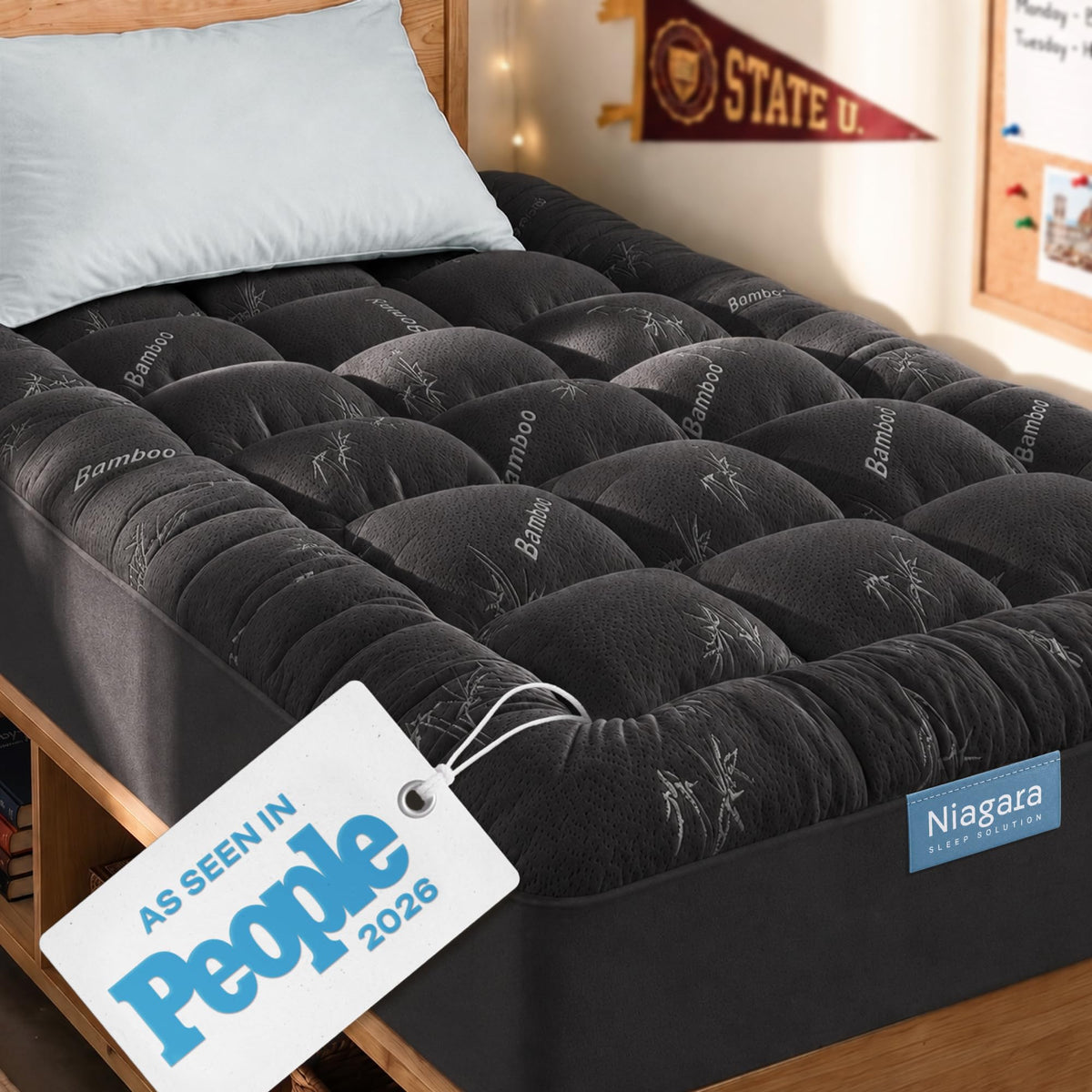 Niagara Sleep Solution Ultra Soft Queen Size Mattress Topper
