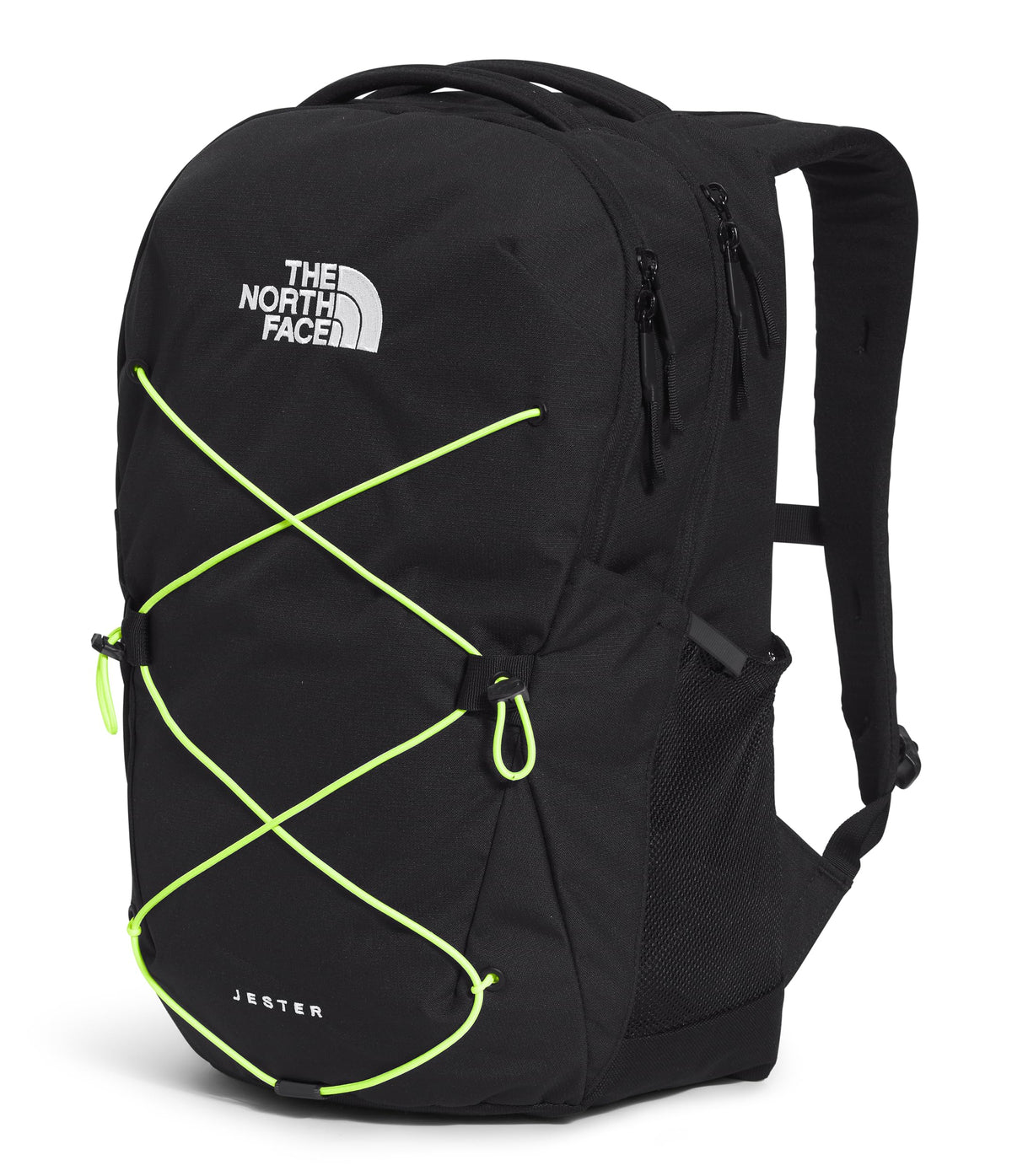 The North Face Jester Everyday Laptop Backpack - Commuter Daypack, Water Repellent, Laptop Sleeve, Lunar Blue/Fizz Lime, One Size