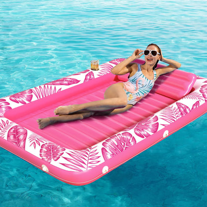 Inflatable Tanning Pool Lounger Float