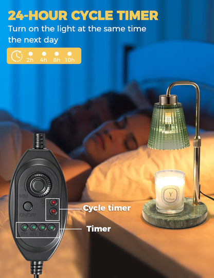 Godonlif Candle Warmer Lamp with Cycle Timer