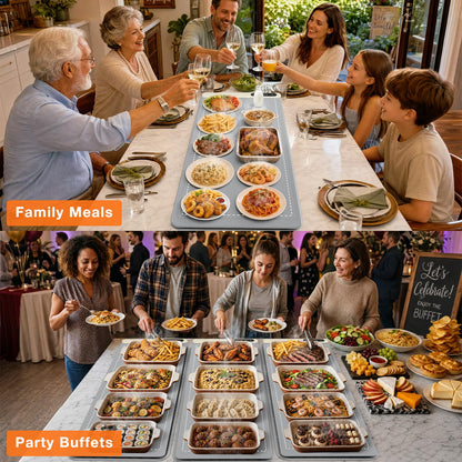 FYY Warming Mat for Food 24"x15", Rapid and Full Surface Heating