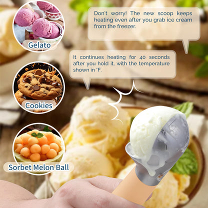 Heated Ice Cream Scoop Rechargeable