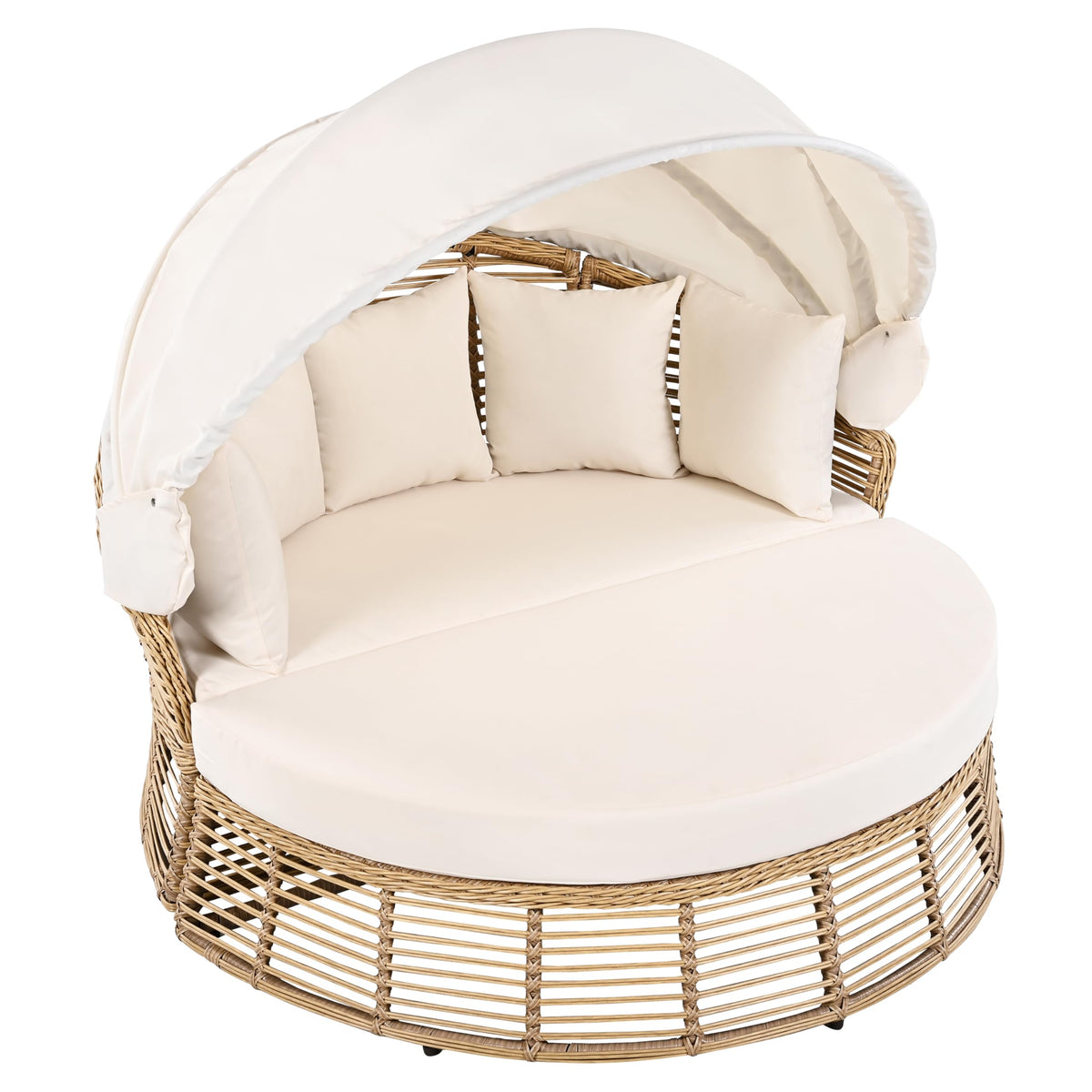 Lumisol Outdoor Sunbed with Retractable Canopy
