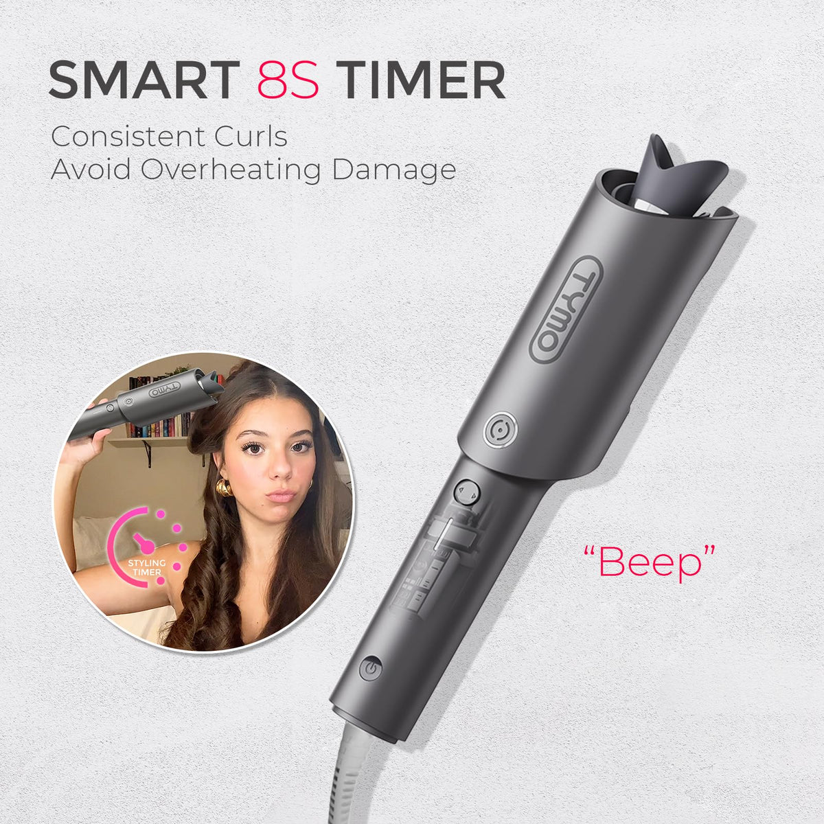 Tymo Automatic Rotating Curling Iron