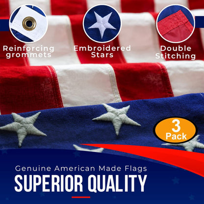 American Flag Made in Usa | American Flags for Outside 3X5