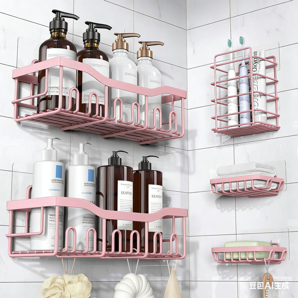 Eudele Adhesive Shower Caddy
