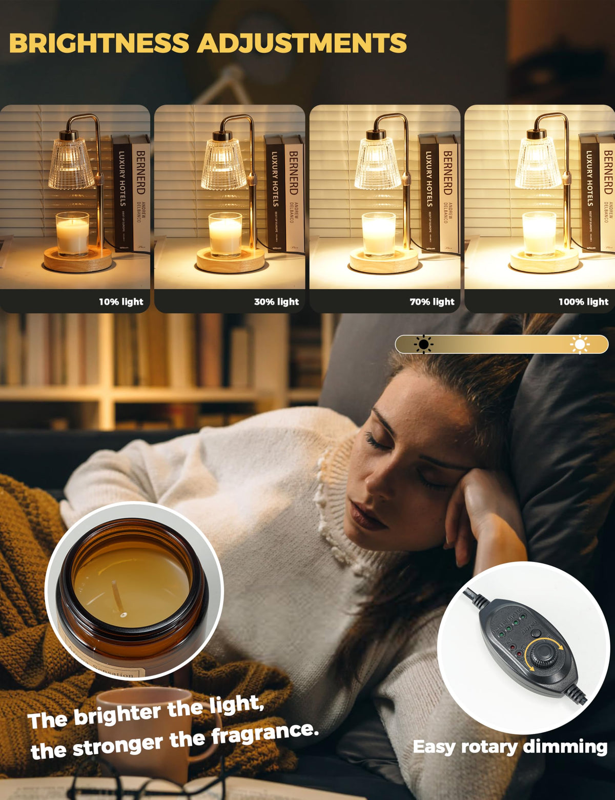 Godonlif Candle Warmer Lamp with Cycle Timer