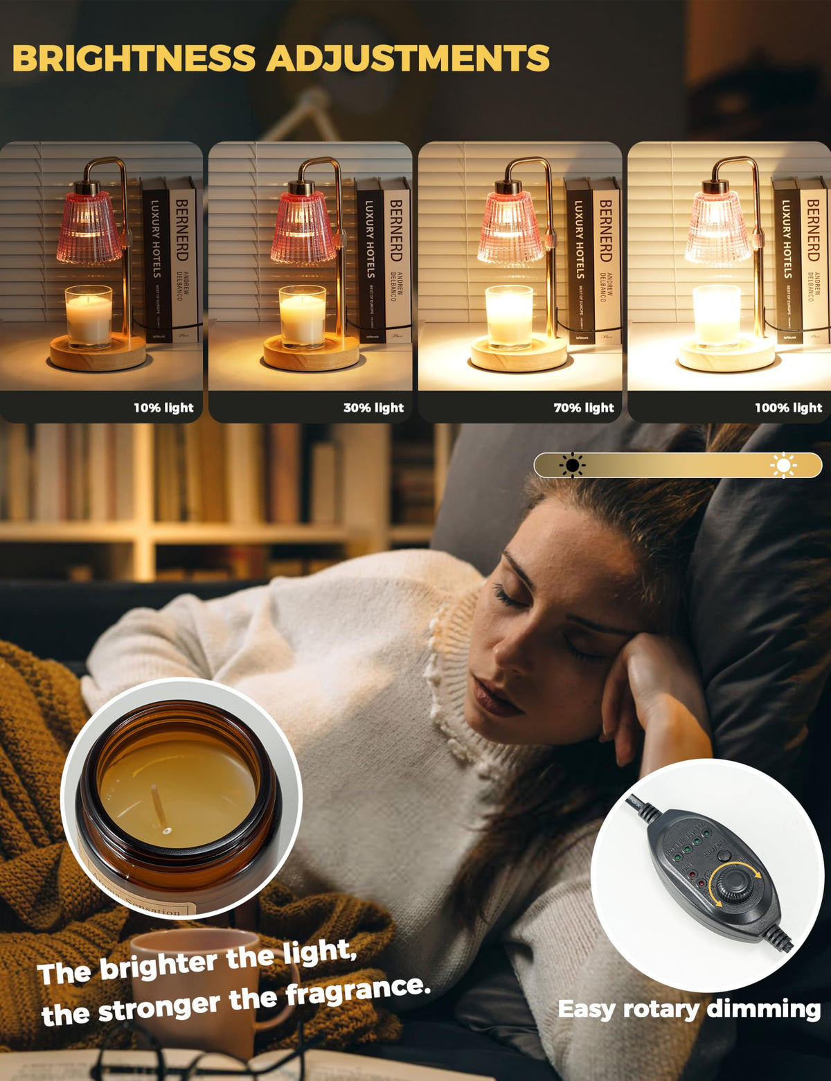 Godonlif Candle Warmer Lamp with Cycle Timer
