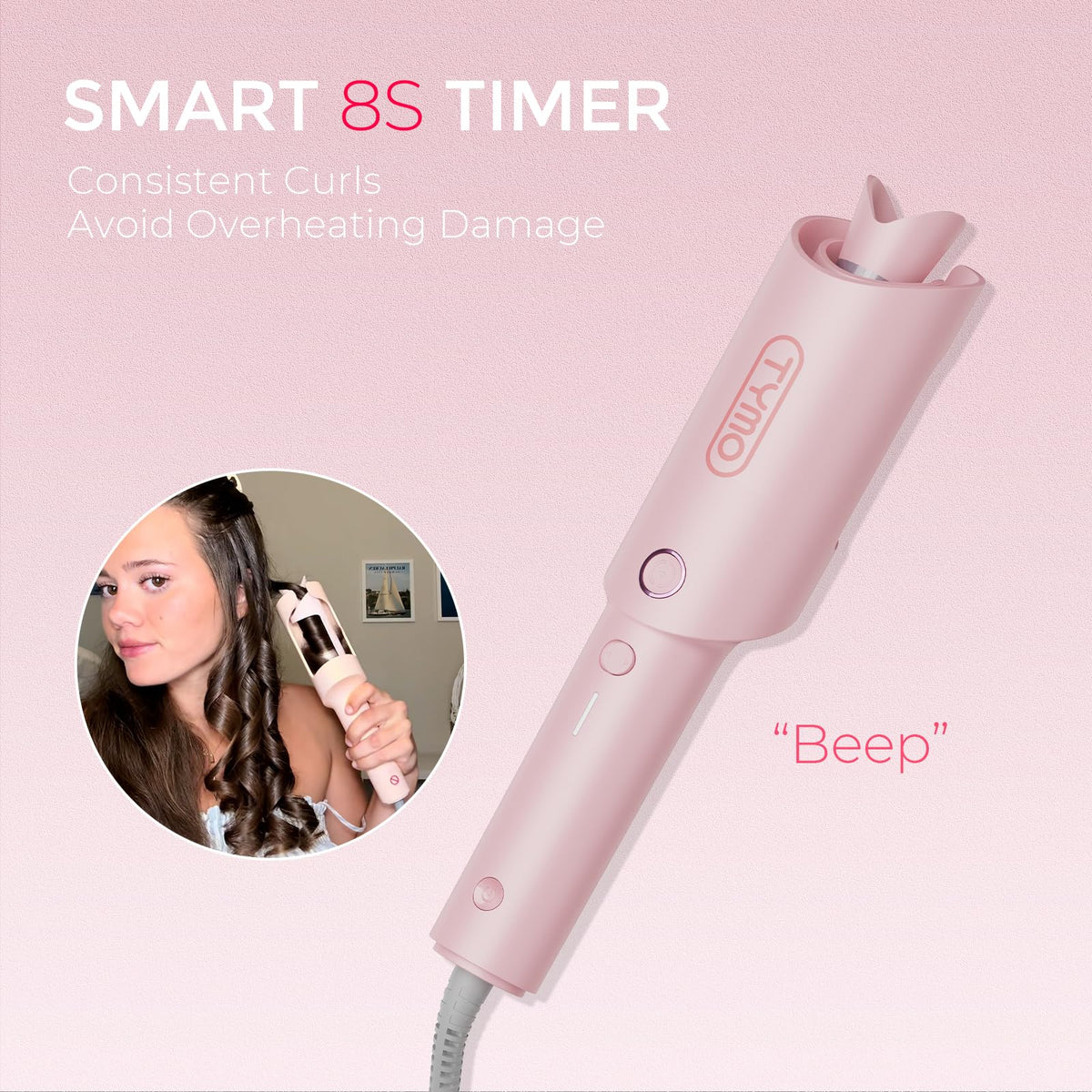 Tymo Automatic Rotating Curling Iron