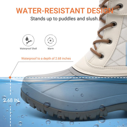 DREAM PAIRS Women's Winter Snow Boots - Classic Duck Boots