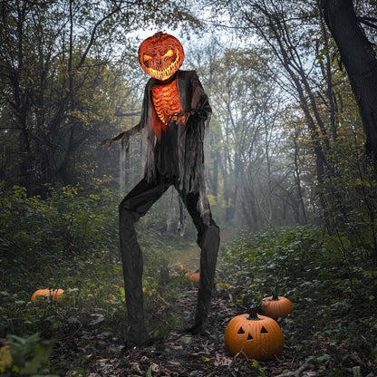 Aw 9Ft Animatronics Flying Witch Hovering Broom Animated Ac 100V-240V Halloween Outdoor Decoration Motion Activated