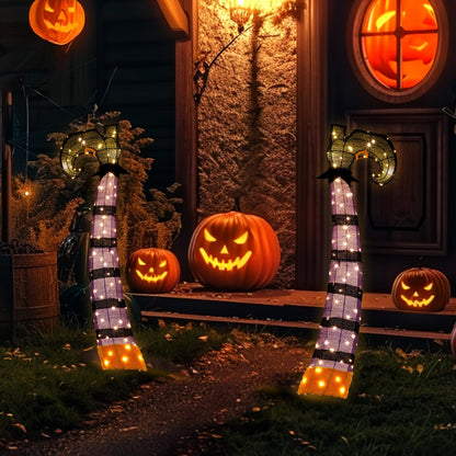 Aw 9Ft Animatronics Flying Witch Hovering Broom Animated Ac 100V-240V Halloween Outdoor Decoration Motion Activated