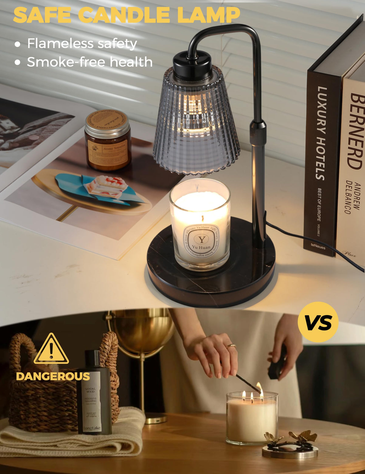 Godonlif Candle Warmer Lamp with Cycle Timer