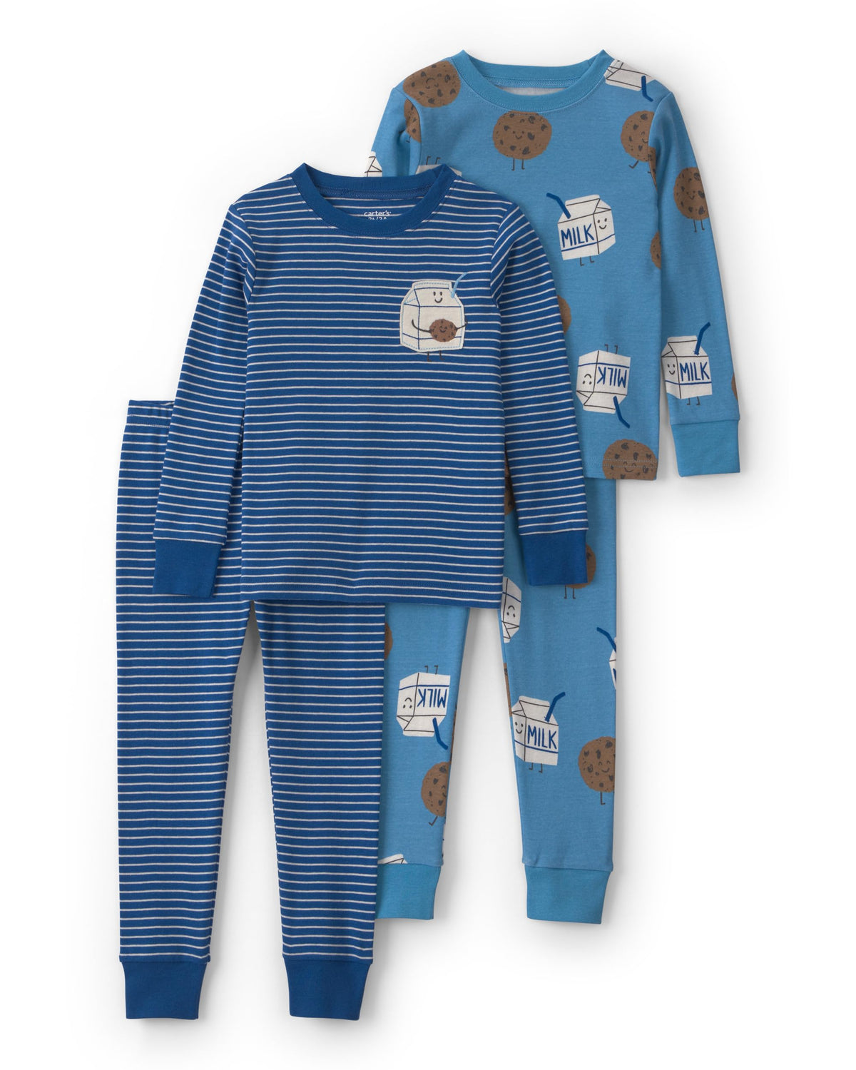 Carter's Boys' 4-piece Tight Fit Cotton Pajama Set