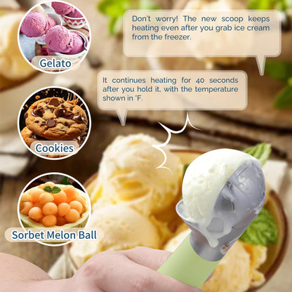 Heated Ice Cream Scoop Rechargeable
