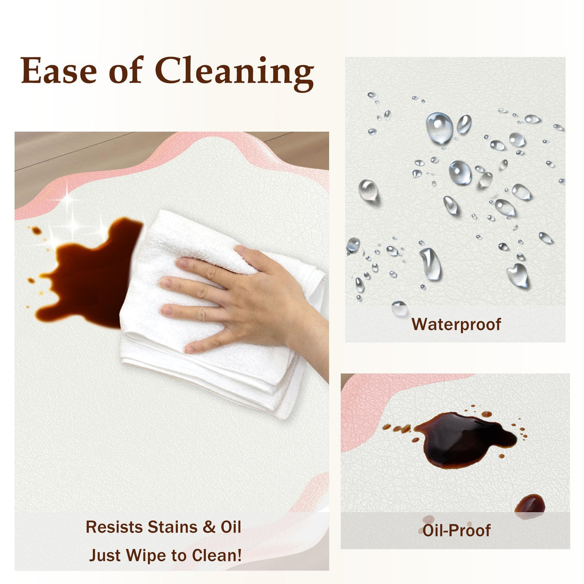 Arenarug Upgrade Scalloped Embossed Kitchen Mats