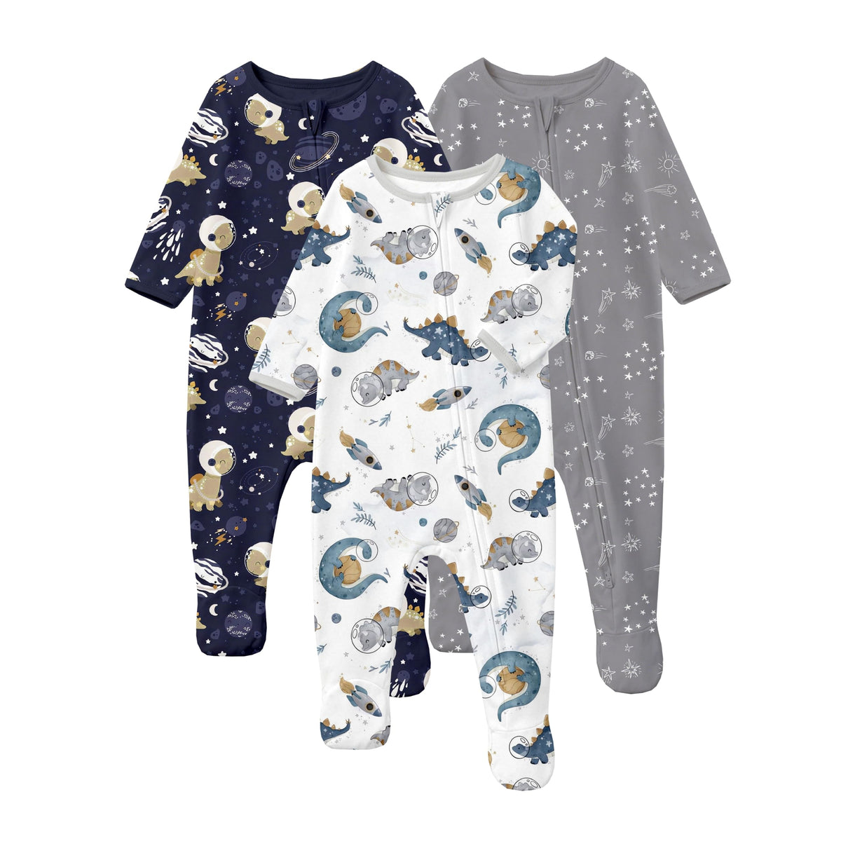 Yoofoss Baby Pajamas 100% Organic Cotton Newborn Sleepers Boy Girl Clothes