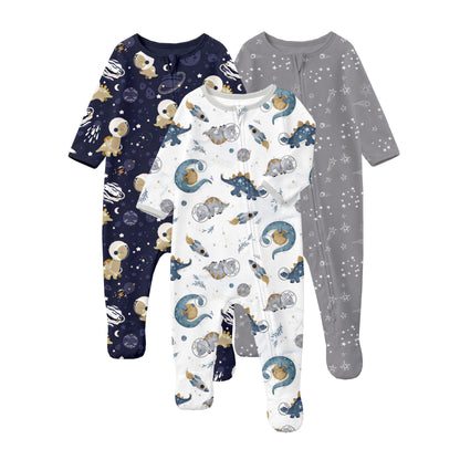 Yoofoss Baby Pajamas 100% Organic Cotton Newborn Sleepers Boy Girl Clothes