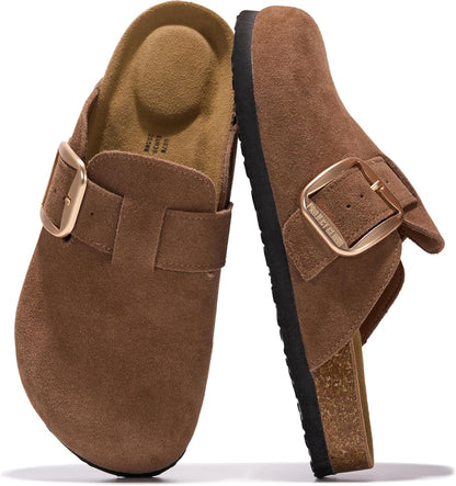 Project Cloud 100% Genuine Leather Clogs for Women Fall Shoes for Women