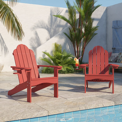 Lue Bona Hdps Adirondack Chairs Set
