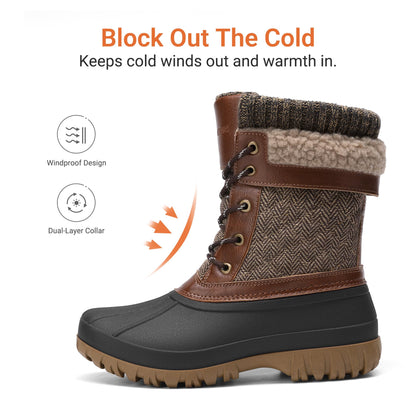 DREAM PAIRS Women's Winter Snow Boots - Classic Duck Boots