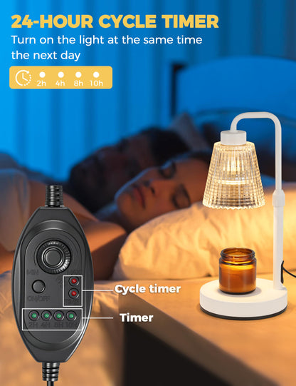 Godonlif Candle Warmer Lamp with Cycle Timer