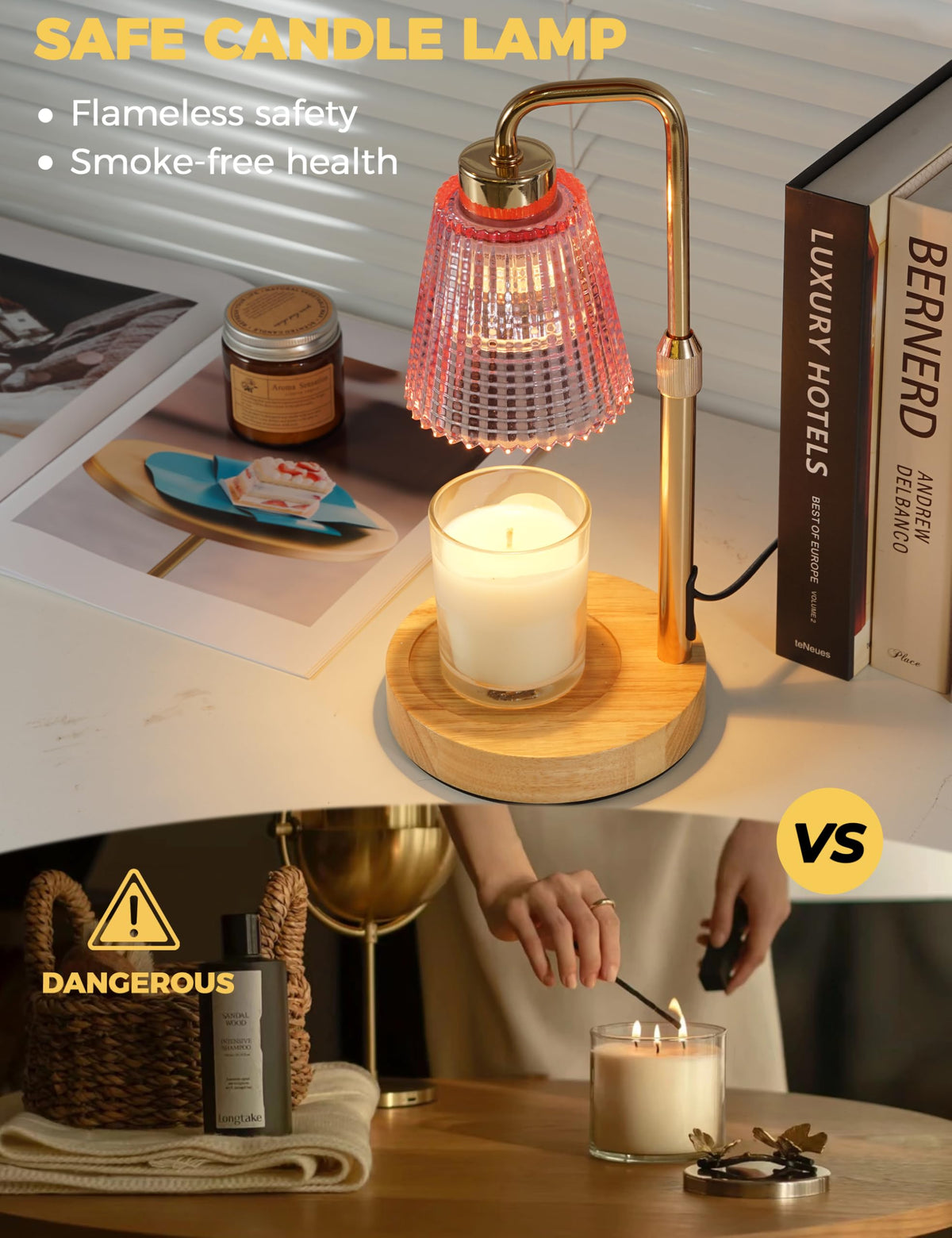 Godonlif Candle Warmer Lamp with Cycle Timer