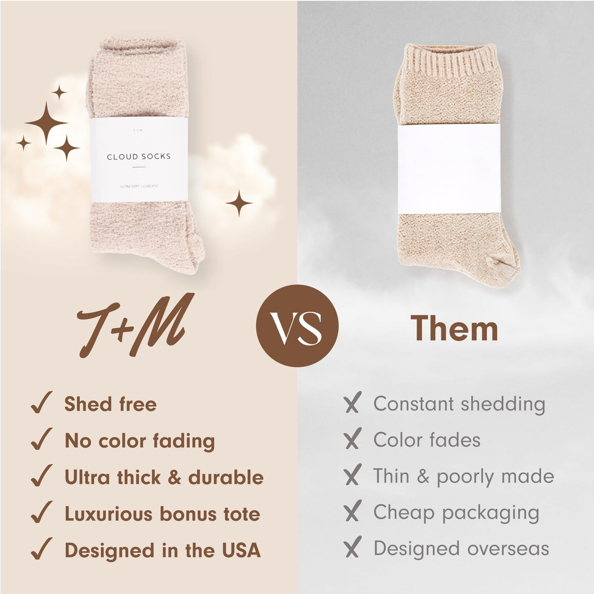 Unboxme Gifts Warm & Cozy Ultra-Luxe Cloud Sock