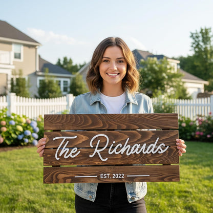 Wooden Name Sign Personalized and Custom