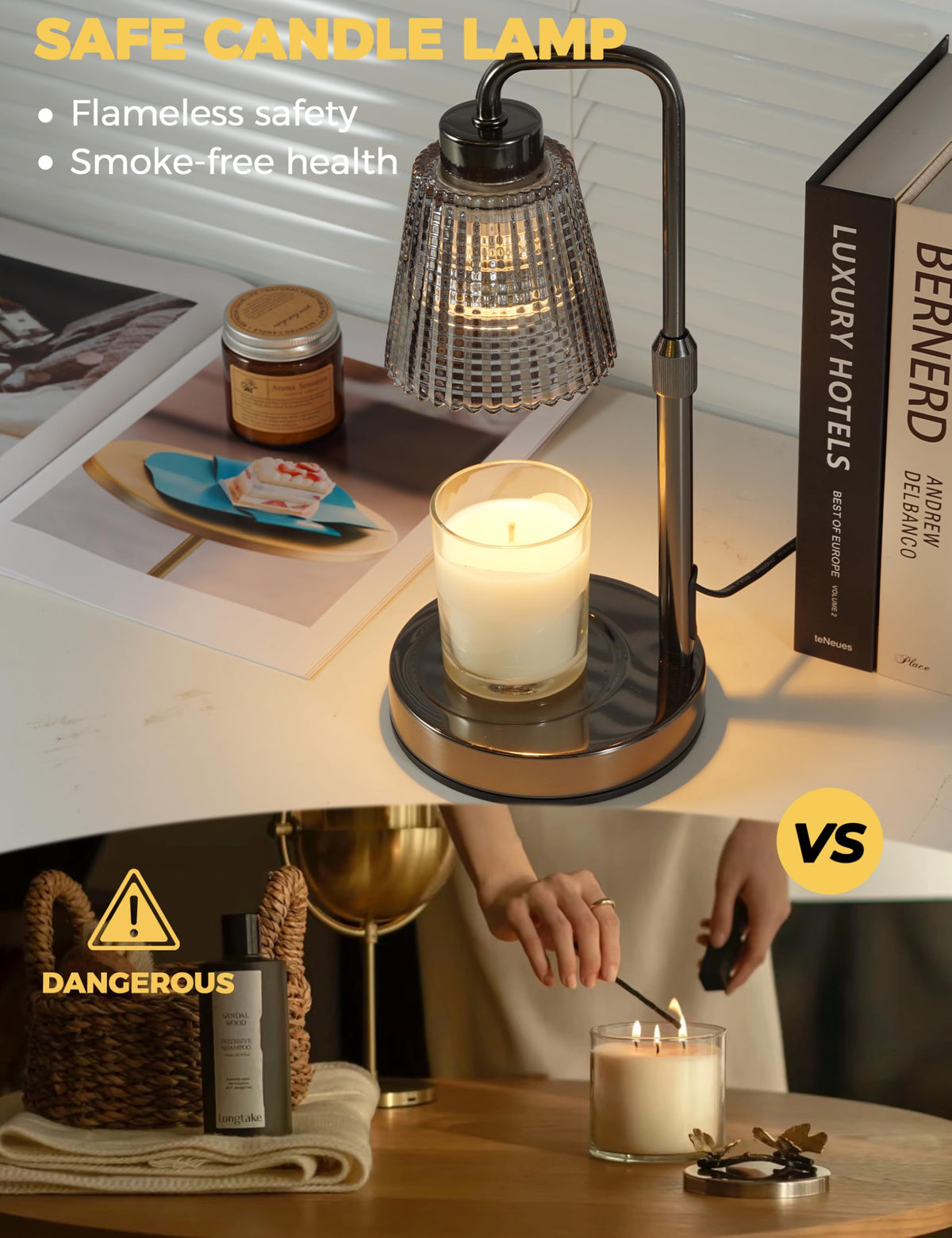 Godonlif Candle Warmer Lamp with Cycle Timer