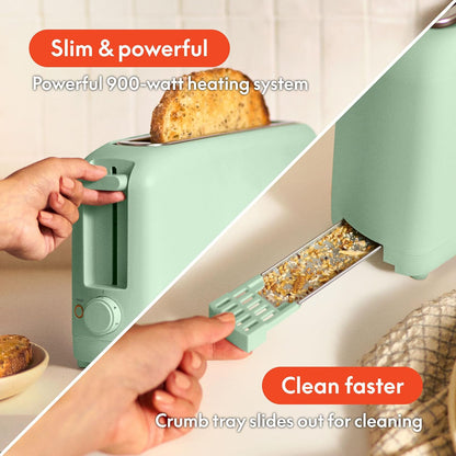 Fits Sourdough, 10” Long Slot, Anti Jam & Auto Shutoff, 900 Watt