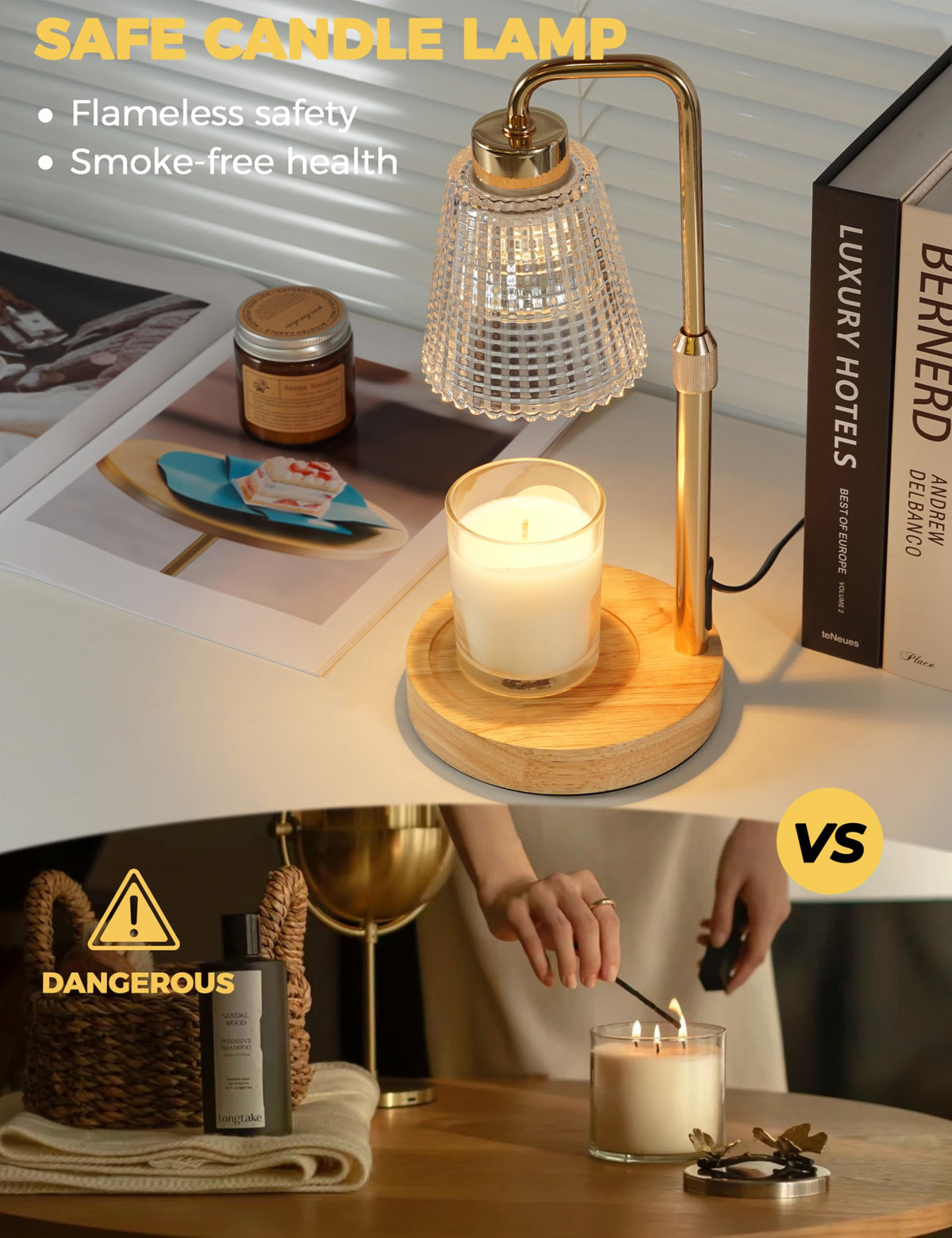 Godonlif Candle Warmer Lamp with Cycle Timer