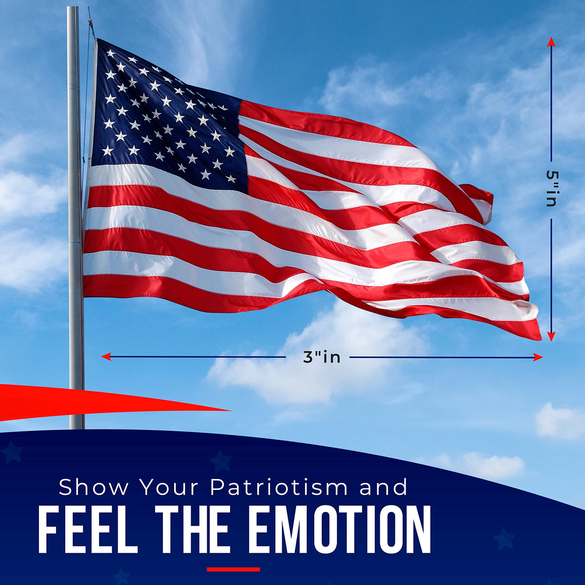 American Flag Made in Usa | American Flags for Outside 3X5