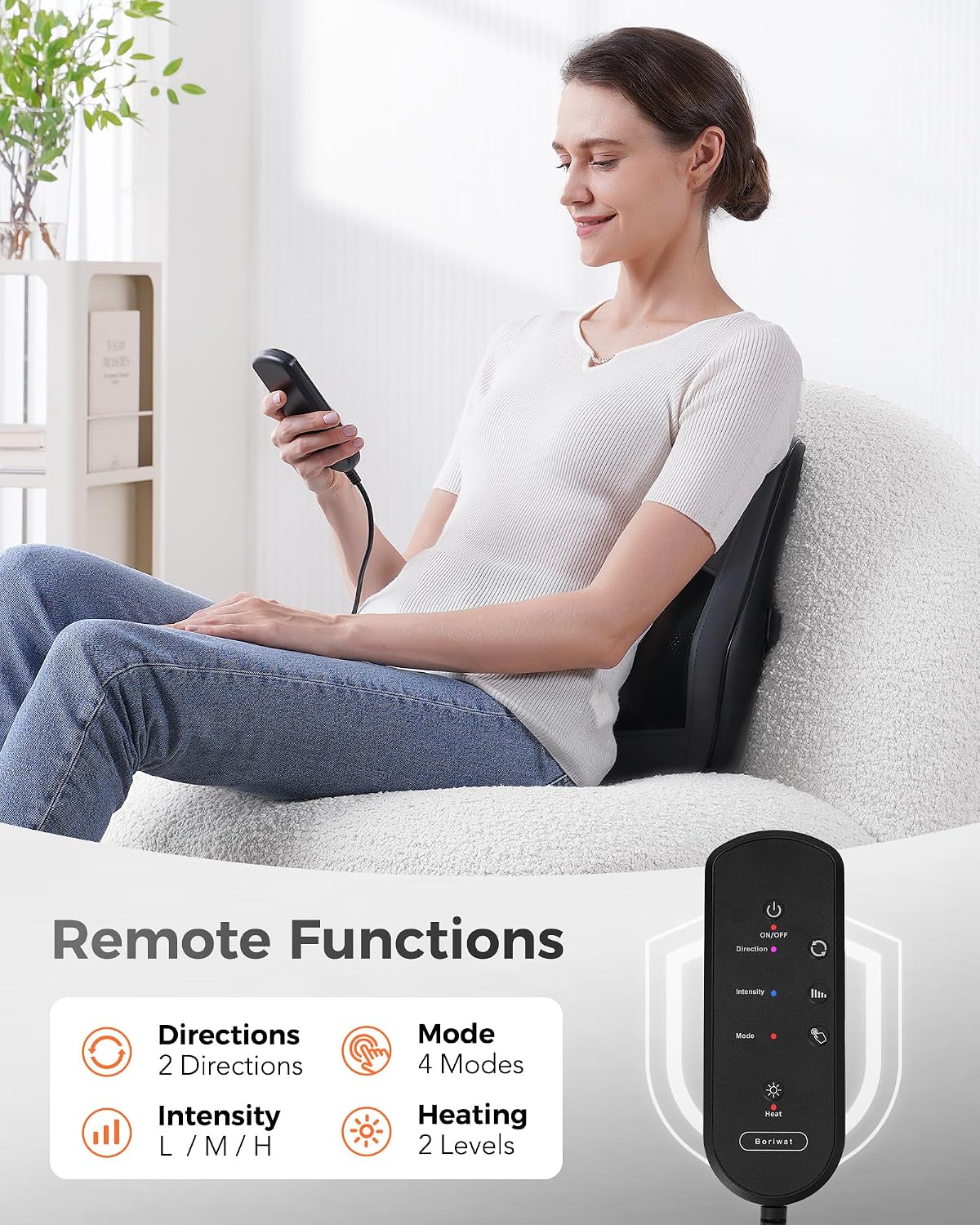 Boriwat Back Massager with Heat