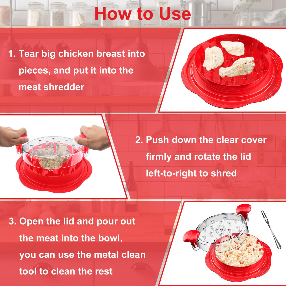 Suretivian Chicken Shredder Tool