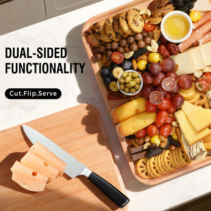 Renmxj Portable Charcuterie Boards with Lid, Cheese, Veggie & Snack Tray